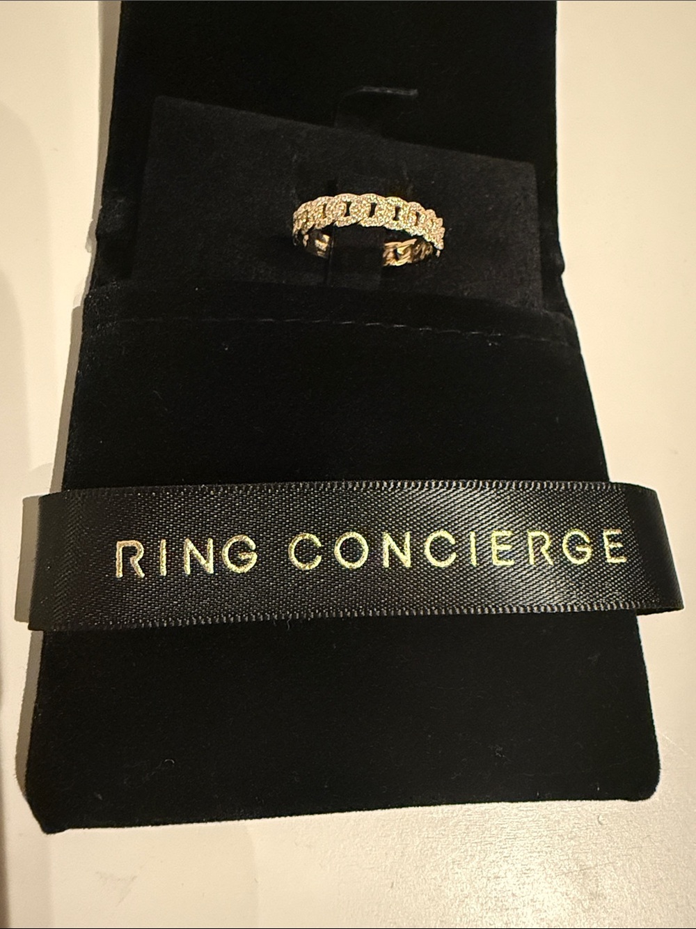 Ring Concierge Pavé Diamond Chain Ring